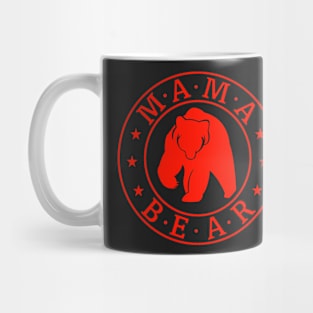 Mama Bear Red Mug